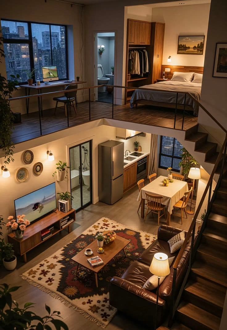 Modern studio apartment in Dubai UAE